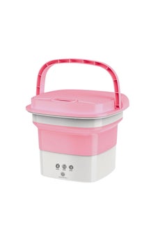 Buy Smart Custom Touch Screen Folding Washing Machine Pink in Saudi Arabia