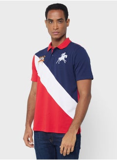 Buy Colourblock Polo Shirt in UAE