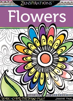 Buy Zenspirations Coloring Book Flowers : Create, Color, Pattern, Play! in Saudi Arabia