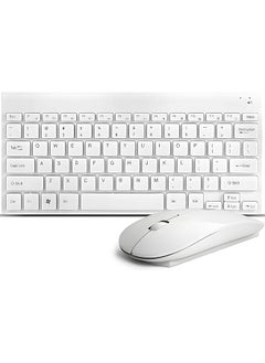 Buy Wireless Keyboard And Mouse Set Compact Mouse 59 X 113 Mm Wireless Mouse Wireless Keyboard Gaming Mouse Compact Keyboard 285 X 133 Mm Desktop Accessories For Pc Laptop Computer Qwertz Layou in Saudi Arabia