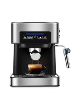 Buy 20 Bar Italian Type Espresso Coffee Maker Machine with Milk Frother Wand for Espresso, Cappuccino, Latte and Mocha in UAE