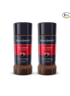 Buy Davidoff Rich Aroma Instant Coffee 100grams pack of 2 in UAE