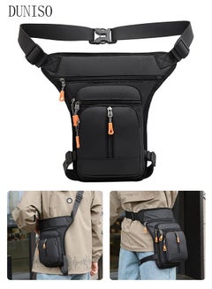 اشتري Multifunction Drop Leg Bag For Men and Women Panel Utility Waist Bag Shoulder Bag Crossbody Bag For Cycling Hiking Travelling Pouch Pack Waistpack For Outdoor Sports في الامارات