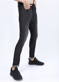 Buy Mid Rise Light Fade Jeans with Pockets in Saudi Arabia