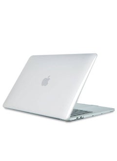 Buy Apple MacBook transparent smooth hard shell suitable for A1706/A1708/A1989/A2159/A2338 in Saudi Arabia