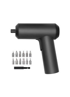 اشتري Xiaomi Mi Cordless Screwdriver Automatic Screwdriver High Torque 12 S2 Steel Bits 2000mAh Rechargeable Battery 3.6V - Black في الامارات