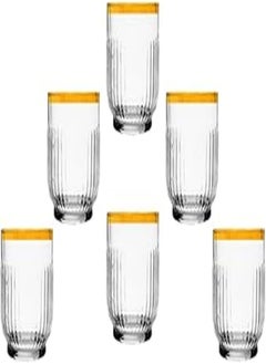 Buy LAV TOKYO Glasses Set, Clear, Pack of 6 in Egypt