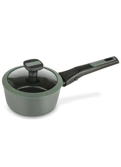 اشتري Brilliant Induction Aluminium Sauce Pan WGlass Lid And Detachable Handle في الامارات