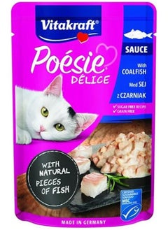 Buy Cat Wet Food Poesie Deli Sauce With Natural Pieces Of Fish 85 Gram in Saudi Arabia