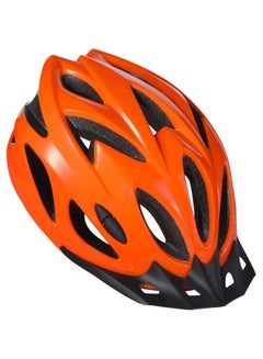 اشتري Bike Helmet - Eco-Friendly Adult Bike Helmet with Pads and Visor, Lightweight Breathable Cycling Helmet, Adjustable Mountain Road Bicycle Helmet for Men and Women في السعودية