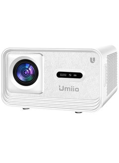 اشتري جهاز عرض Inder Umiio 4K WiFi6 بلوتوث للمسرح المنزلي، جهاز عرض فيديو التركيز عن طريق جهاز التحكم عن بعد Keystone Smart Projector في الامارات