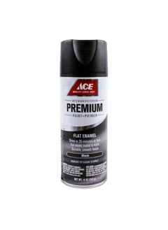 Buy Premium Flat Enamel Spray Paint Black in Saudi Arabia