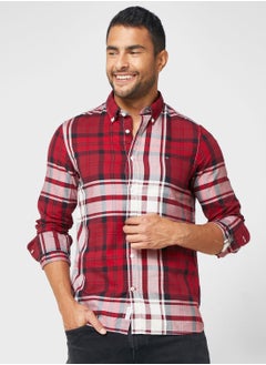 Buy Checked Slim Fit Shirt in Saudi Arabia