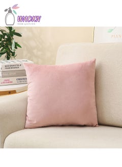 Buy Pillow Case, 45X45 Cm (18X18 In), Corduroy Solid Color Pillow Case, No Stuffing, For Room Pillows, Office Pillows And Car Pillows in Saudi Arabia