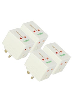 Buy Pack Of 4 Universal Multi Plug Socket Adapter in UAE
