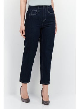 اشتري Women Regular Fit Embellished Jeans, Navy Blue في الامارات