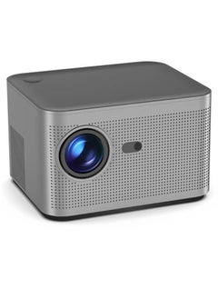 Buy Home Projector, 1080p Full HD Home Cinema Projector, Electronic Focus Android Projector, Multifunctional Home Theater With Fast And Stable Connection For Home Office, (1pc, Grey) in Saudi Arabia