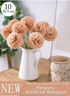 اشتري 10 PCS Artificial Flowers Table Centerpieces Decor Fake Silk Flowers Bouquets Arrangement for Home Room Office Party Table Flowers Decoration Wedding Table Centerpieces في الامارات