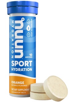 اشتري Nuun Active: أقراص مشروبات معززة بالكهرباء البرتقالية، 10 أقراص في الامارات