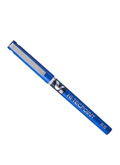 Buy Hi-tecpoint V5 Fine Rollerball Pen Blue Black Ink in UAE