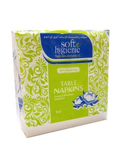 Buy Table Napkin Tissue Paper 30 x 30cm 1ply 70 Sheets in UAE