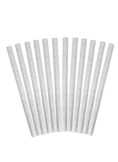 اشتري 12Pcs Long Lasting Tiki Fiberglass Replacement Wick for Outdoor Torch Patio Lighting Garden Lamp Oil Lamp DIY Lighting Candle Replacement Wick في الامارات