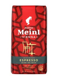 اشتري Julius Meinl Vienna Espresso Whole Beans Coffee, Medium Roast, 100% Arabica, Intensity 7, 1000g في الامارات