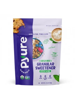 اشتري Pyure Organic Stevia Blend | Granulated All-Purpose - White Sugar Substitute | Zero Carb, Zero Sugar, Zero Calorie | Plant-Based Stevia and Erythritol Sweetener for Keto Friendly Food | 2.5 lb (40 oz) في الامارات