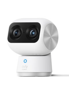 اشتري eufy Security Indoor Cam S350, Dual Cameras, 4K UHD Resolution Security Camera with 8× Zoom and 360° PTZ, Human/Pet AI, Ideal for Baby Monitor/Pet Camera/Home Security, Dual-Band Wi-Fi 6, Plug in في الامارات