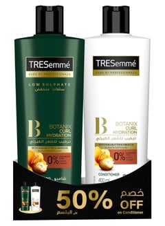 Buy Tresemme Botanix Curly Shampoo Conditioner 1+1 400Ml in Egypt