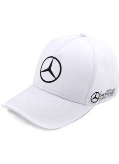 Buy Mercedes Benz Logo Embroidered Adjustable Baseball Caps for Men and Women Hat Travel Cap Car Racing Motor Hat in UAE