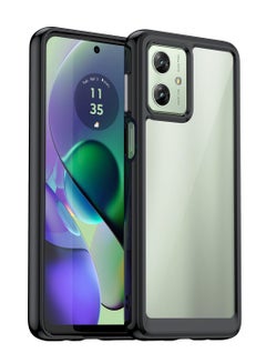 اشتري Phone case for Motorola Moto G54 Clear Back Soft TPU Shockproof Bumper Protection Cover في السعودية