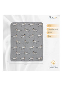 اشتري Nurtur Soft Baby Blankets for Boys & Girls  Blankets Unisex for Baby 100% Combed Cotton  Soft Lightweight  Official Nurtur ProductTRHA24223 في السعودية