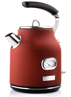 اشتري Westinghouse Retro Kettle  1.7 Liter Electric Kettle Fast Boil Water Boiler For Hot Drinks Quiet Boil and Detachable Filter 2200W Red Kettle في الامارات