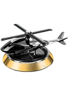 Buy Helicopter Car Air Freshener Solar Rotating Aromatherapy Ornament in UAE