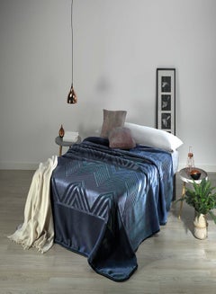 Buy Mora Engraved blanket, model J29 - from Mora, one layer - double size - color: Graphite - size: 220*240 - fabric is 85% acrylic, 15% polyester - weight: 4.45 kg - country of origin is Spain. in Egypt
