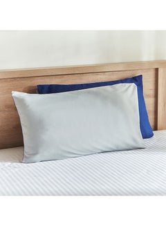 اشتري Vera 2-Piece Reversible Microfibre Pillow Cover Set 50 x 75 cm في السعودية