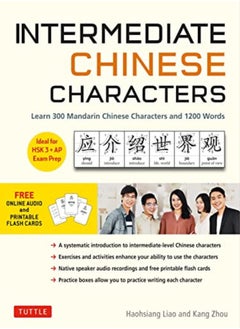 Buy Intermediate Chinese Characters: Learn 300 Mandarin Characters and 1200 Words (Free online audio and in UAE