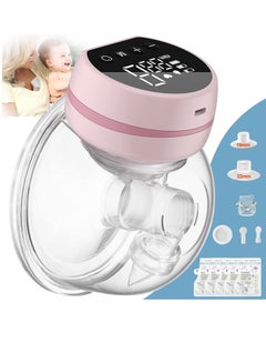 Buy Breast Pump Electric,Wearable Breast Pump,Low Noise & Hands-Free Breast Pump,Portable Breast Pump with 3 Modes 9 Levels,Memory Function Rechargeable Single Milk Extractor with Massage Mode in UAE