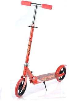 Buy Kick Scooter for Adult Quick Release Folding System and Adjustable Height Kick Scooter Alloy Anti-Slip Deck Bike Style Grips Lightweight Max Load 150kg/330lb in Saudi Arabia