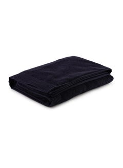 Buy Scalpers Home Embroidered Bath Sheet 90X150Cm - Navy in UAE