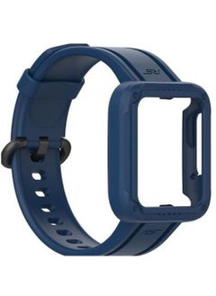 Buy Redmi Watch & Remi Watch Lite Redmi Watch 2 & Remi Watch Lite 2 Full Silicon Replacement 2 In 1 Band & Cover - Navy Blue in Egypt