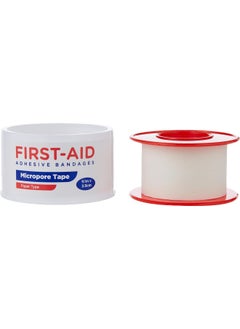 اشتري First Aid Micropore Paper Tape 1 Roll 9.1M*2.5Cm في الامارات