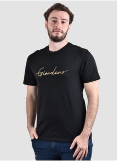 Buy Men's Premium Signature T-Shirt - Black in Saudi Arabia