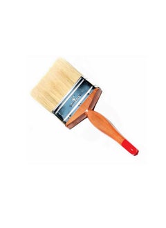 Buy Profesional Paint Brushes Long Comfortable Wooden Handle Quality Fine bristles Handle Multi Purpose Painting Decorating White Wooden Handle 2" in UAE