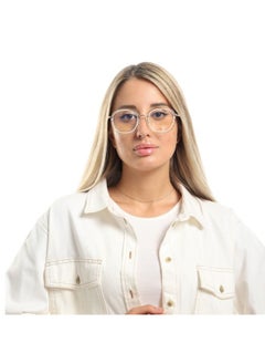 اشتري chris terni Women's round frame prescription glasses 78A0030-C1 في مصر