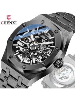 Buy Luminous Watch for Men Automatic Waterproof Stainless steel Mechanical Wristwatch in Saudi Arabia