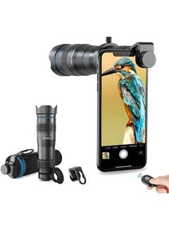 Buy APEXEL APL-JS28X HD 28X Metal Single-tube Phone Telephoto Lens with Manual Focus for Most Smartphones for Traveling Sport Events Concert Bird Watching Photography in Saudi Arabia