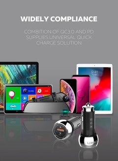 Buy LDNIO fast car charger dual port pd+QC3.0 in Egypt