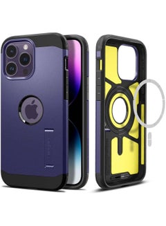 Buy Tough Armor MagFit iPhone 14 Pro Max Case Cover (2022) with MagSafe - Deep Purple in UAE